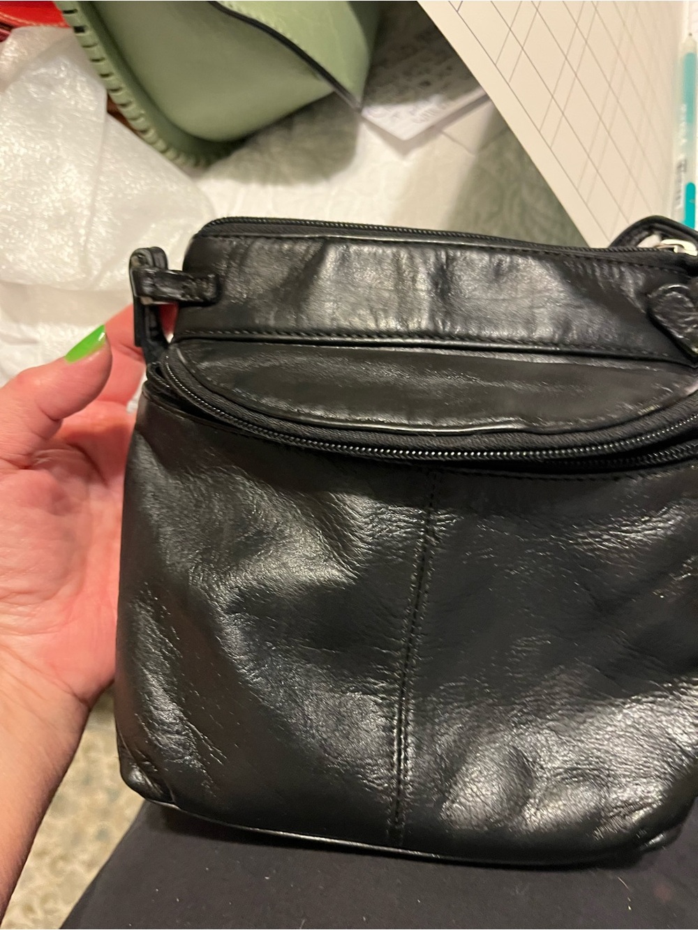ILI New York genuine leather